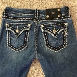 Miss me jeans/whip stich
